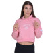 Target Γυναικείο φούτερ Cropped Hoodie Fleece "Ambition"